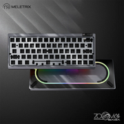Zoom64 Case Kit Custom Keyboard Kit (Case Only)-Titanium Gray