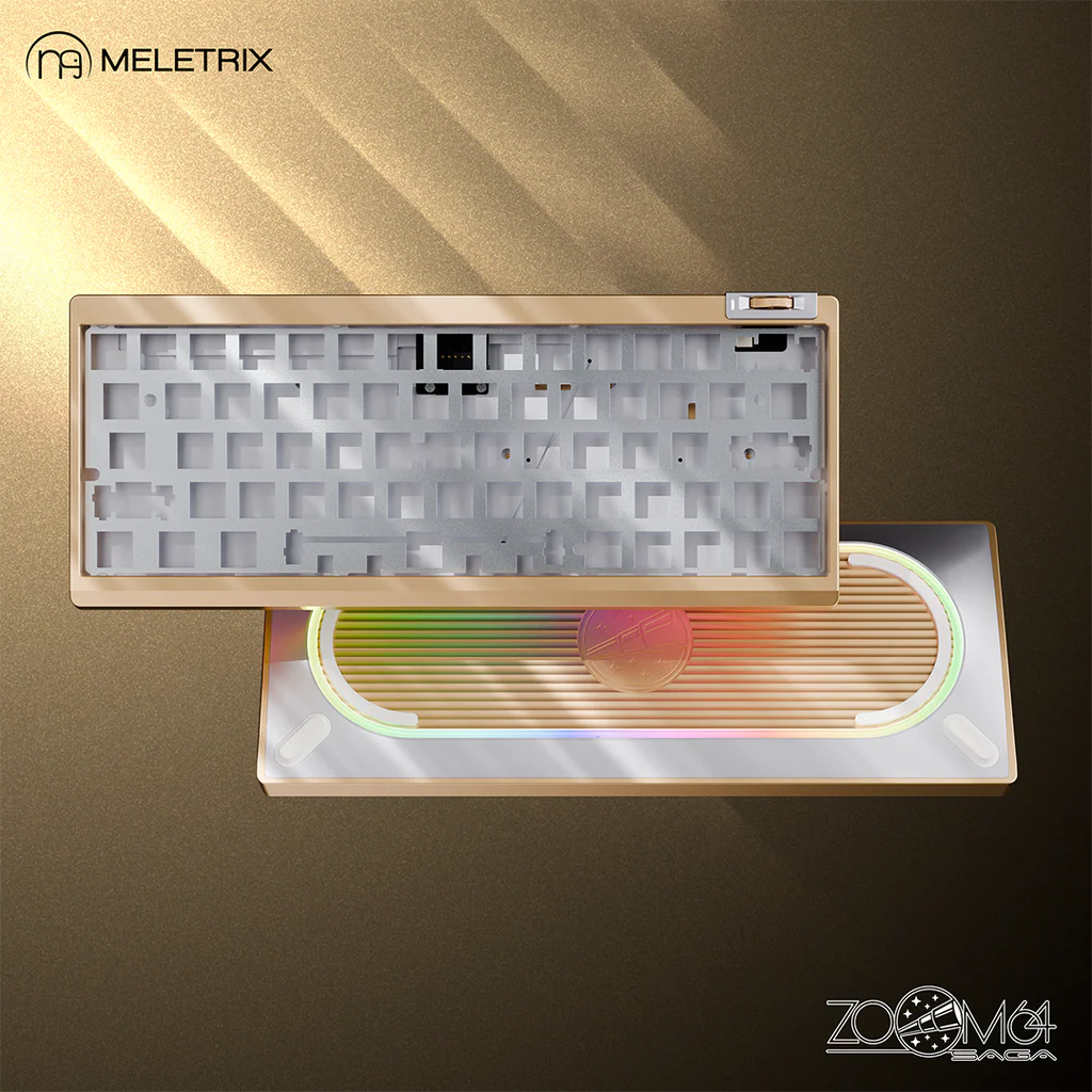 Zoom64 Case Kit Custom Keyboard Kit (Case Only)-Velvet Gold