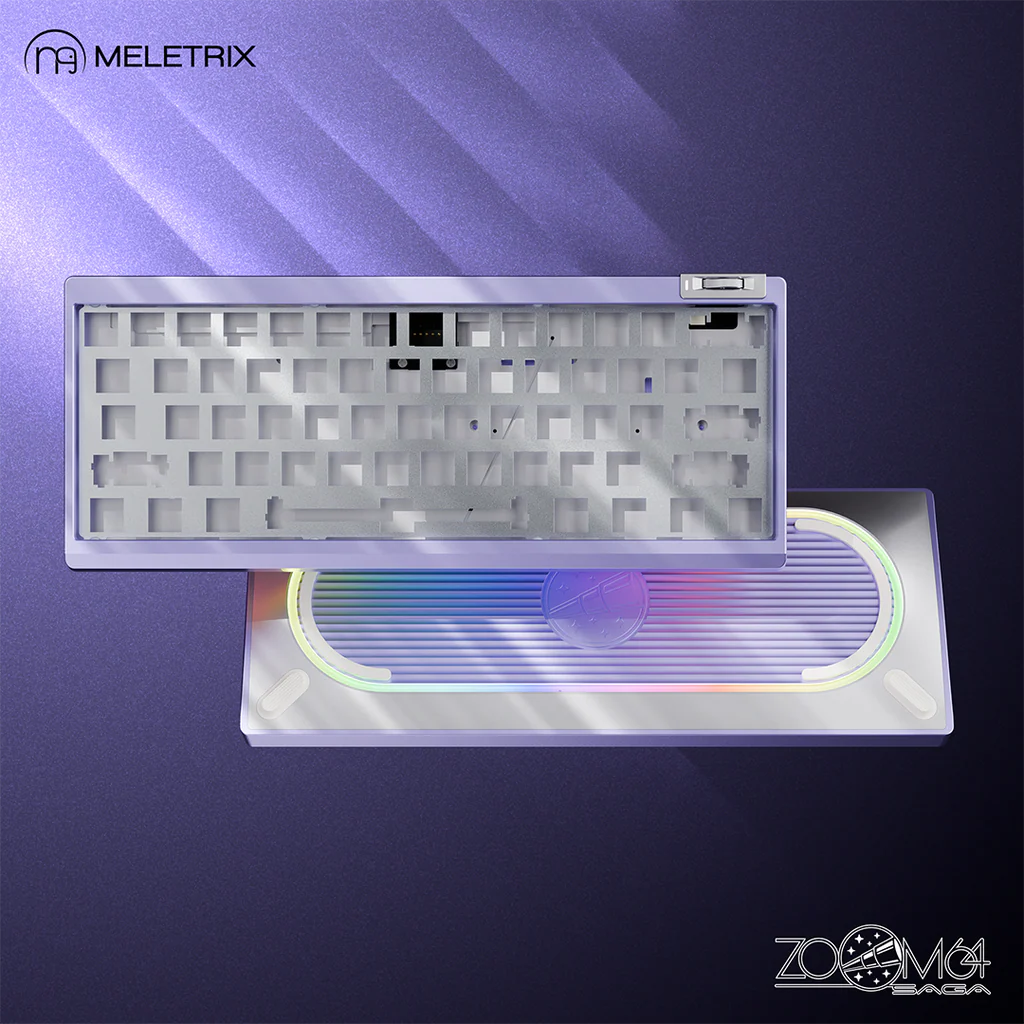 Zoom64 Case Kit Custom Keyboard Kit (Case Only)-Lilac Veil