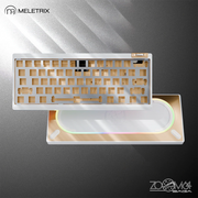 Zoom64 Case Kit Custom Keyboard Kit (Case Only)-Moonstone White
