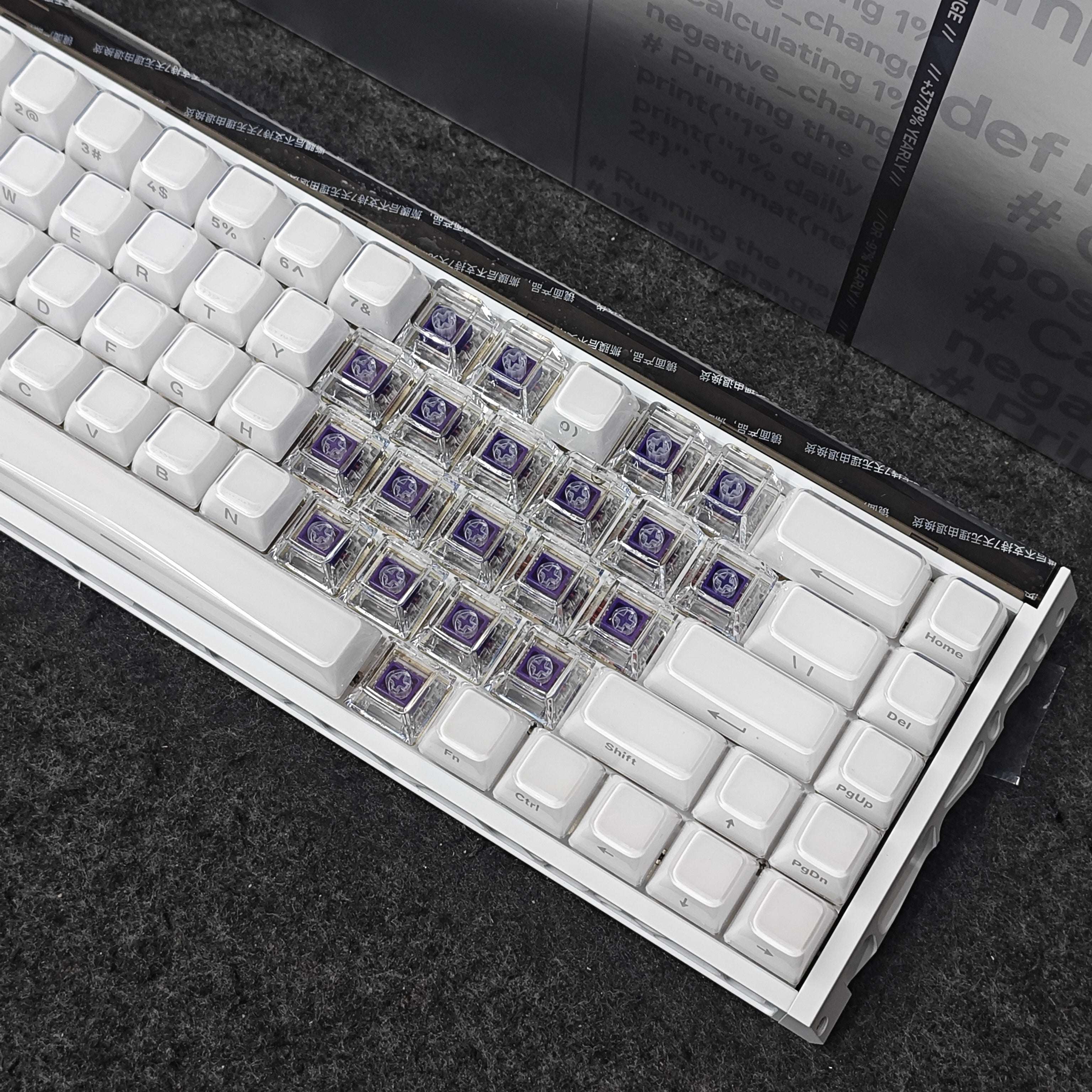 [Custom] [DIY] MelGeek MADE68 Ultra+ Wired Aluminum Custom Gaming HE Keyboard Skeleton Case