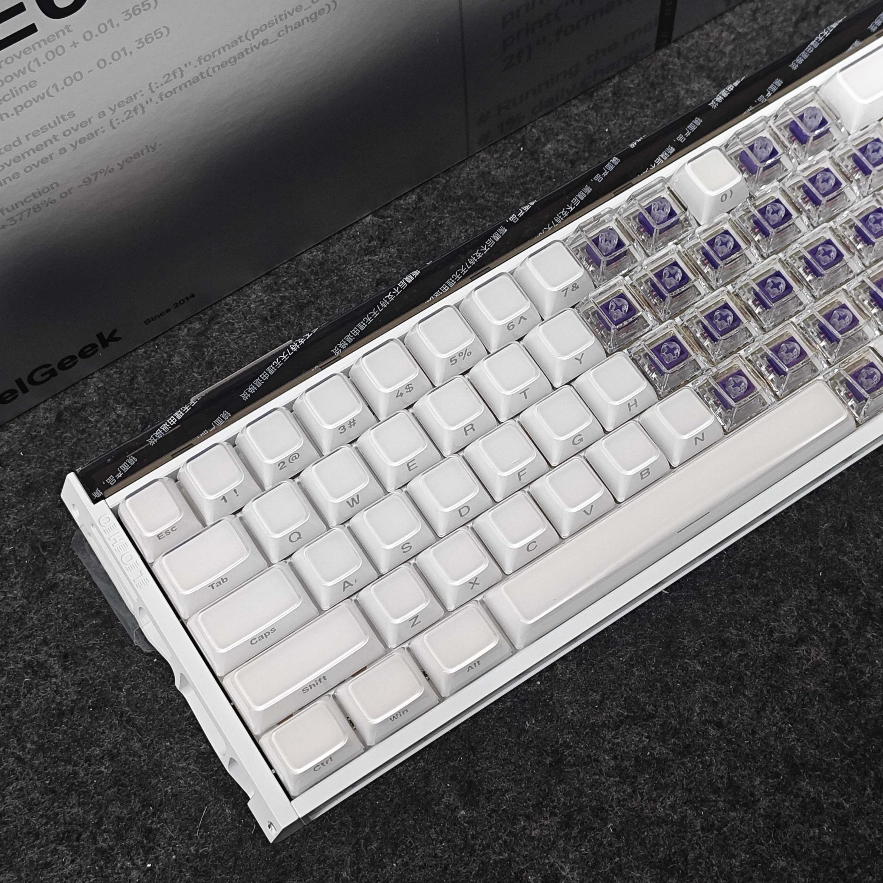 [Custom] [DIY] MelGeek MADE68 Ultra+ Wired Aluminum Custom Gaming HE Keyboard Skeleton Case