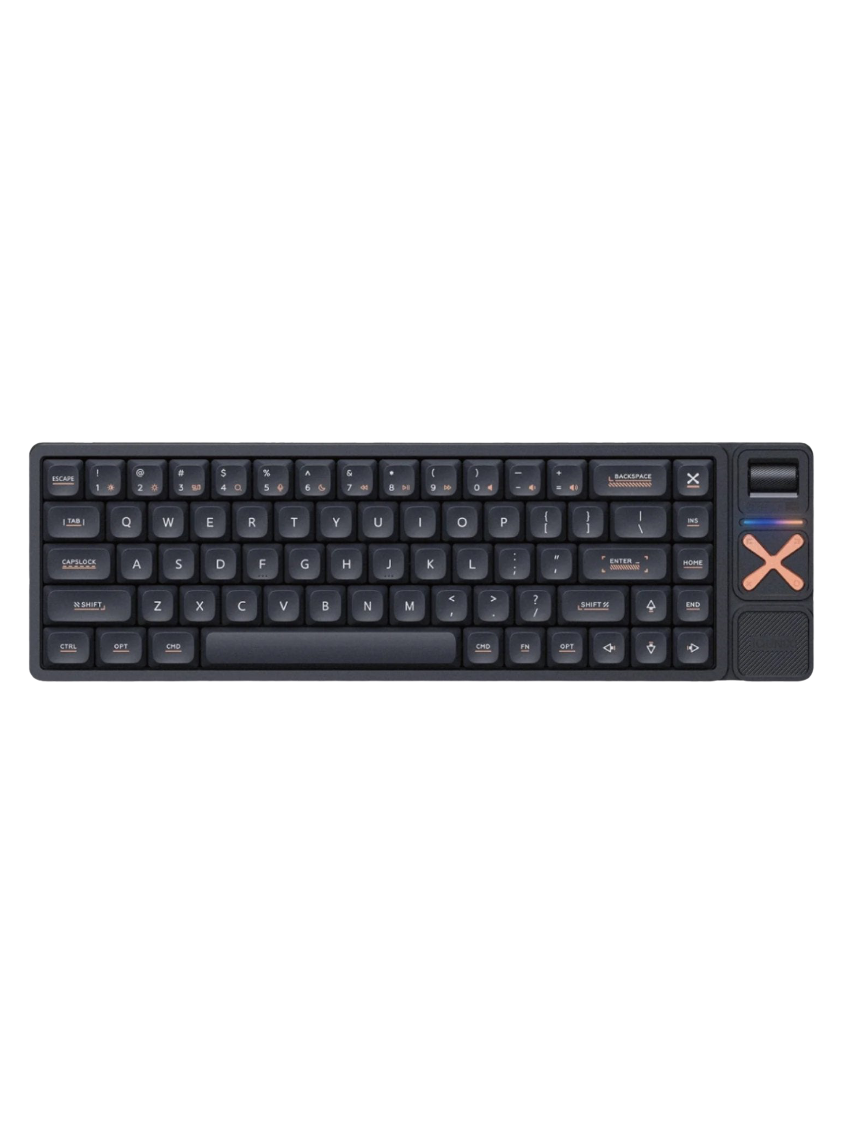 IQUNIX Magi65 Pro Aluminum Wireless Low Profile Mechanical Keyboard Gold Red Switch