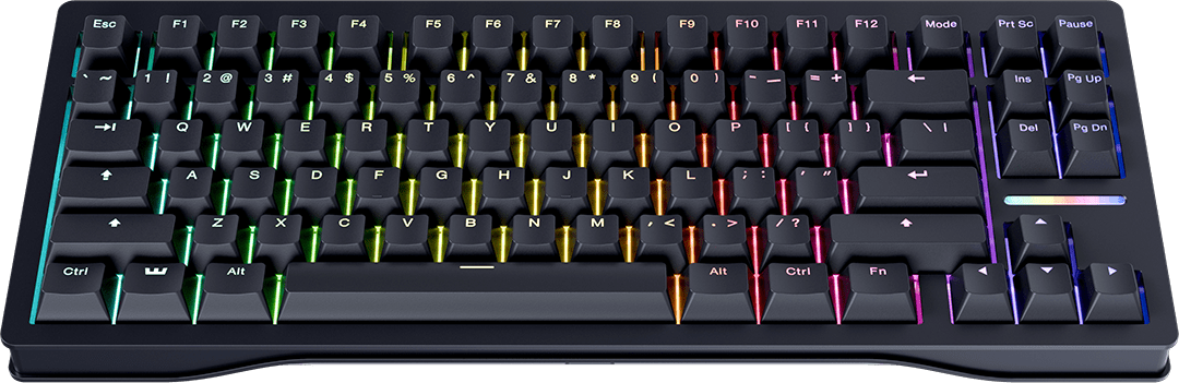 Wooting 80HE Keyboard – 80% Analog Mechanical Keyboard with True 8kHz Polling, Rapid Trigger & Rappy Snappy Technology