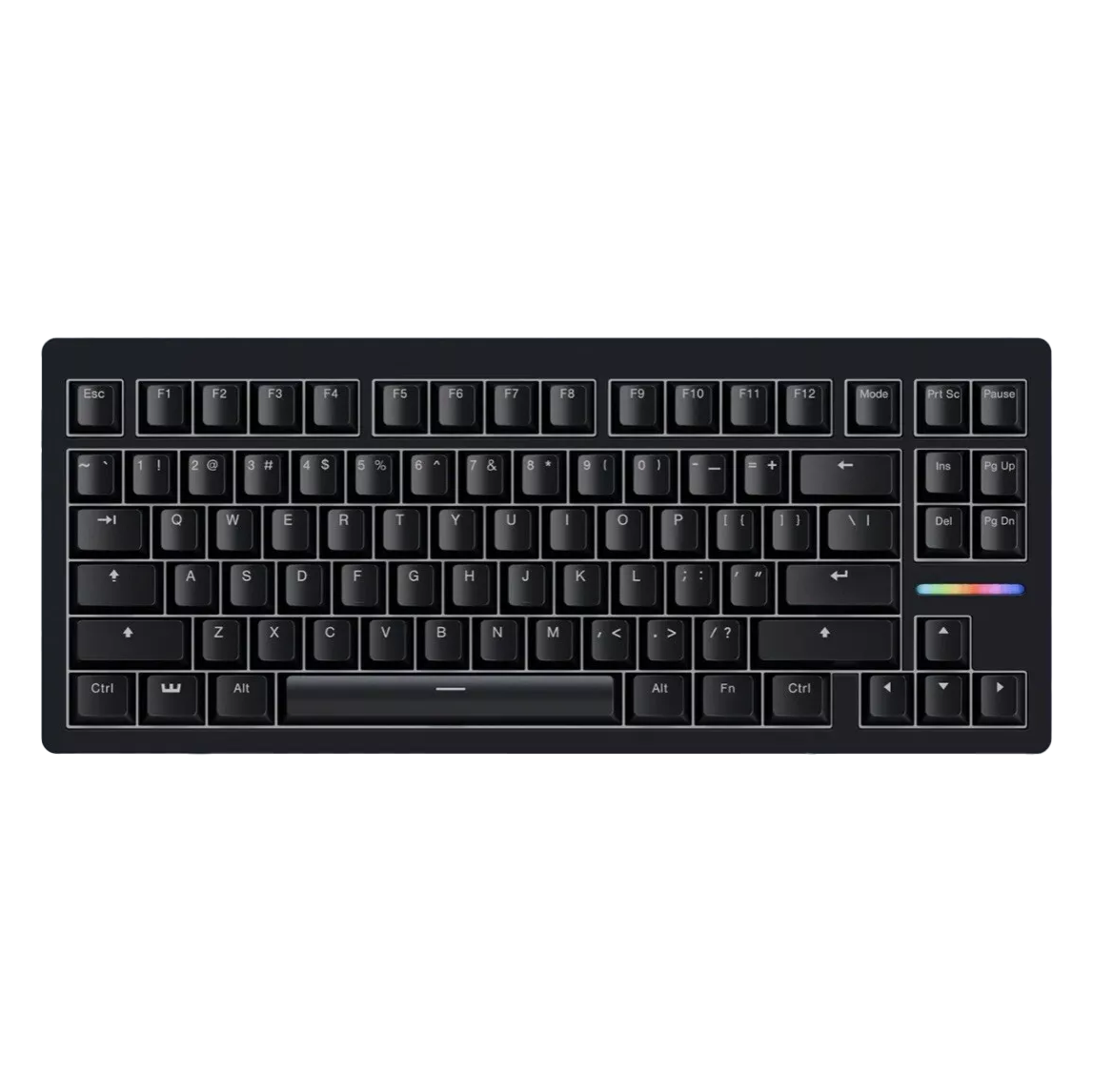 Wooting 80HE Keyboard – 80% Analog Mechanical Keyboard with True 8kHz Polling, Rapid Trigger & Rappy Snappy Technology